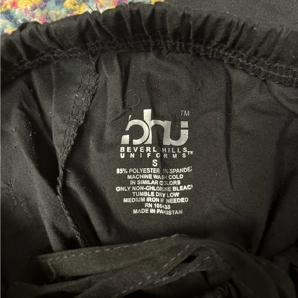 0124-172 Black Scrub Pants - Picture 2 of 2